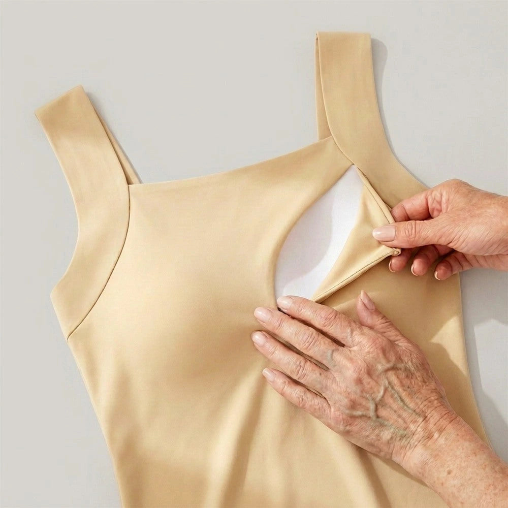 Brasier integrado con copa removible
