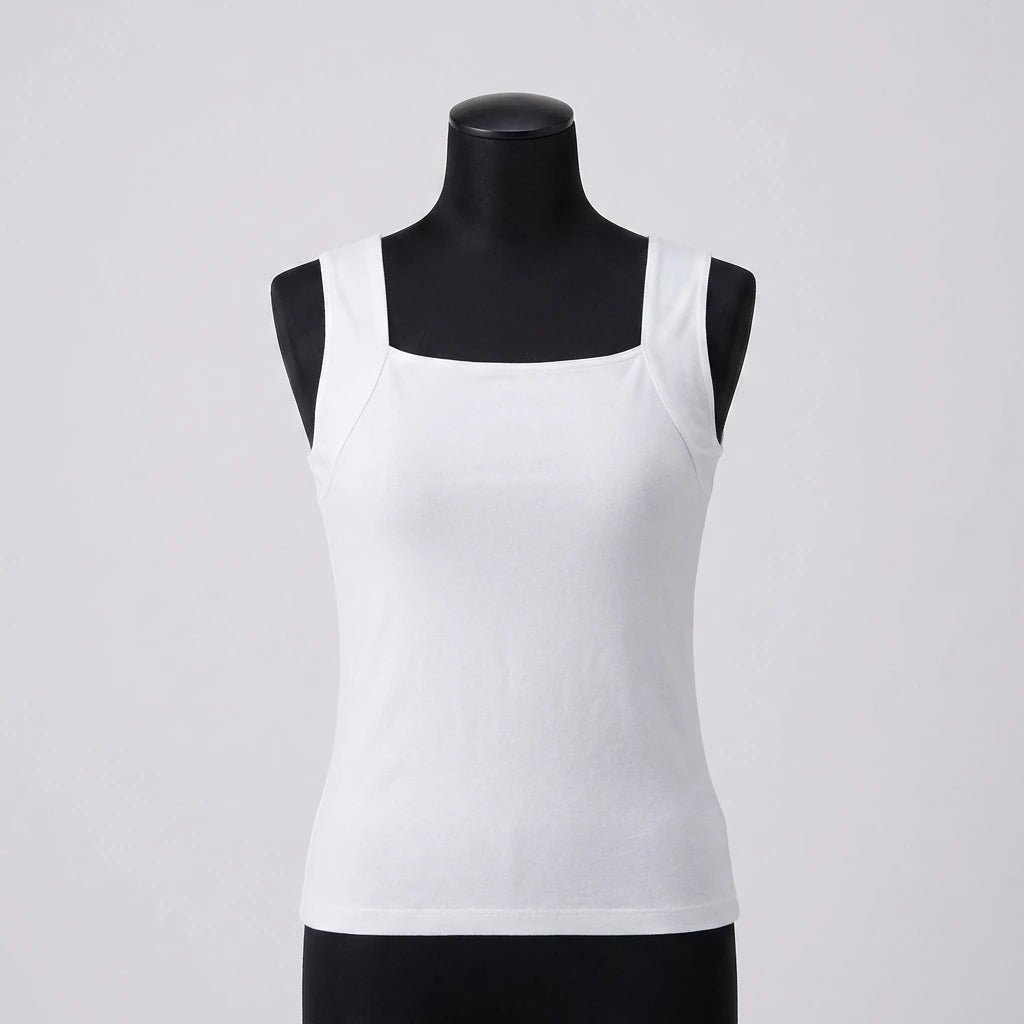 Blusa de tirantes blanca