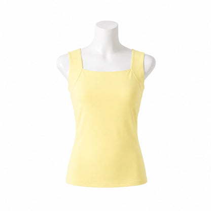 Blusa de tirantes amarillo pastel