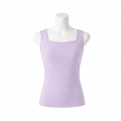 Blusa de tirantes lila pastel