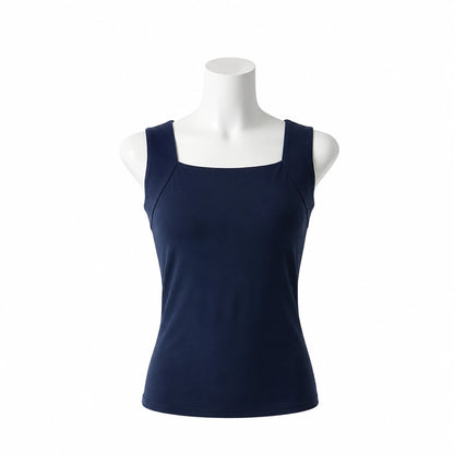 Blusa de tirantes azul marino