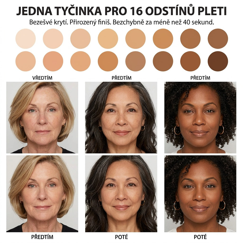 Changing Foundation Stick – Tyčinka, která navrátí zralé pleti zář