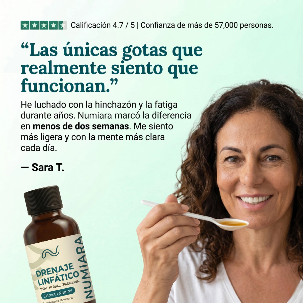 Opinión de clienta sobre el drenaje linfático de Numiara