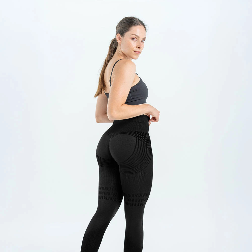 Legging Numiara negro vista de perfil