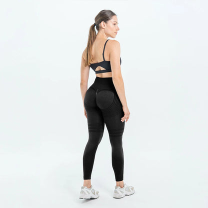 Legging Numiara negro efecto push up vista trasera