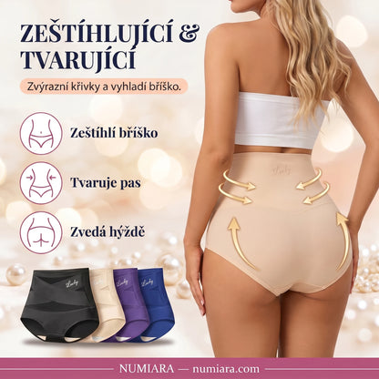 Zeštíhlující a tvarující – zvedá hýždě a tvaruje pas